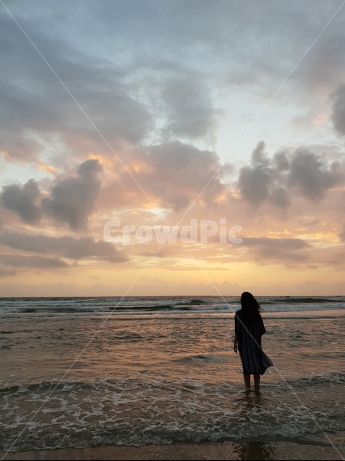 자연,바다,베트남,일출,일몰,nature,sea,vietnam,sunrise,사람,sunset,구름,clouds