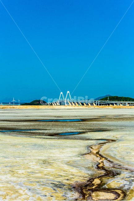 영종도,영종대교,갯벌,환경,썰물,문양,무늬,감성,하늘,자연,풍경,nature,landscape,한국자연풍경,한국자연경관,korea nature landscape