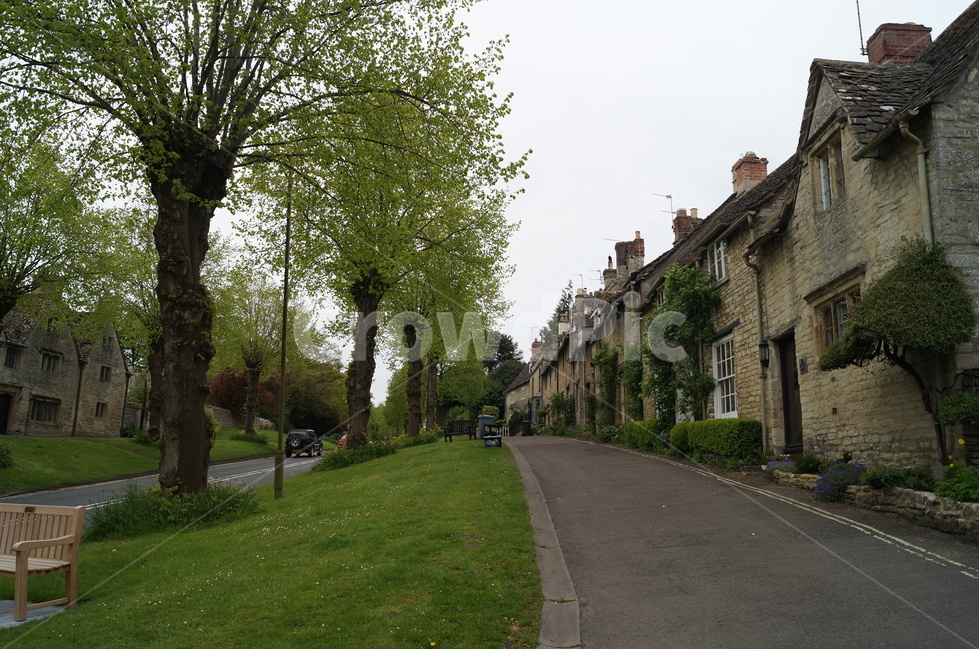영국,코츠월드,거리,돌집,cotswolds