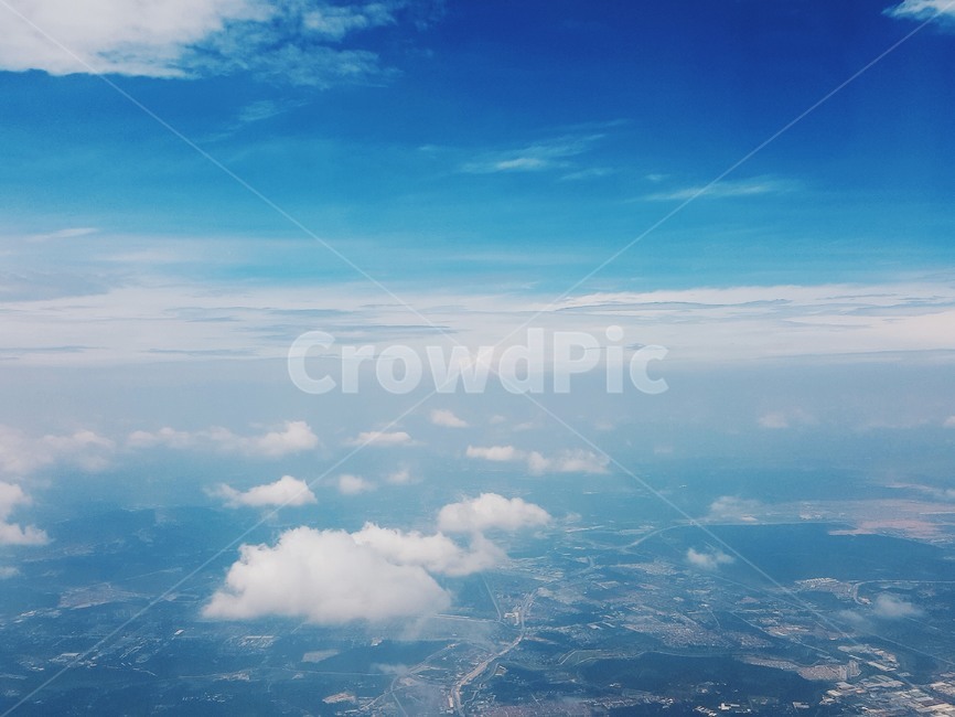 비행기,풍경,구름,전망,view