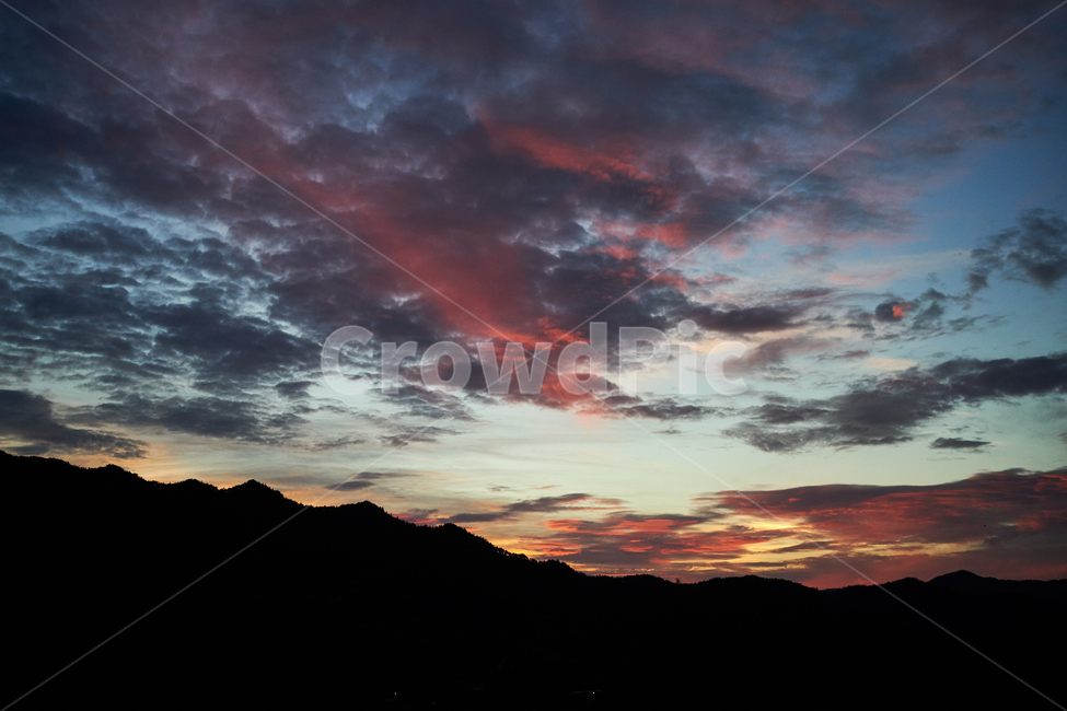 노을,하늘,구름,산,운치,야경,dawn,cloud,빛,night,풍경,자연,풍경,nature,landscape,outdoors,옥외,sky