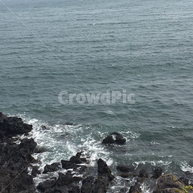 제주도,바다,바위,파도,제주도바다,흐림,물