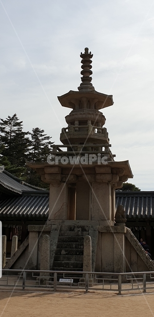 경북,경주,불국사,다보탑,겨울
