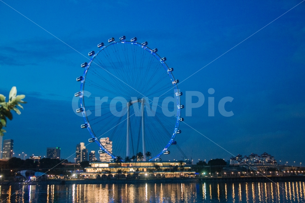 야경,싱가포르,관람차,하늘,여행,감성,풍경,밤,도시,풍경,city,landscape,야경,밤,nightscape,night,해외,외국,세계,foreign,oversea,world,amusement park,놀이 공원,ferris wheel