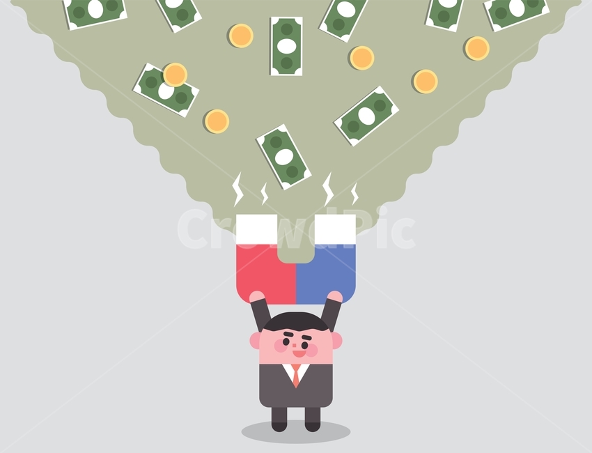 돈,동전,화폐,지폐,자석,캐릭터,회사원,귀여운,끌어당기다,수익,수입,비지니스,회사,주식,일러스트,벡터,삽화,심플한,양복,금융,돈,finance,banking,money,그래픽,일러스트레이션,graphic,illustration