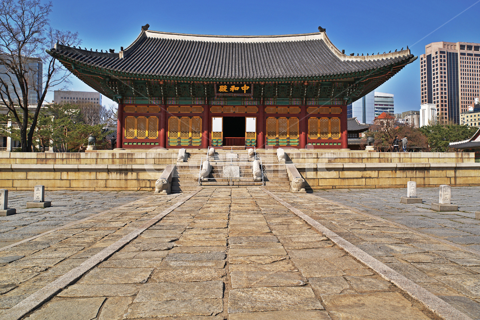 중화전,덕수궁,궁궐,대한제국,고종,보물제819,정전,월대,품계석,박석