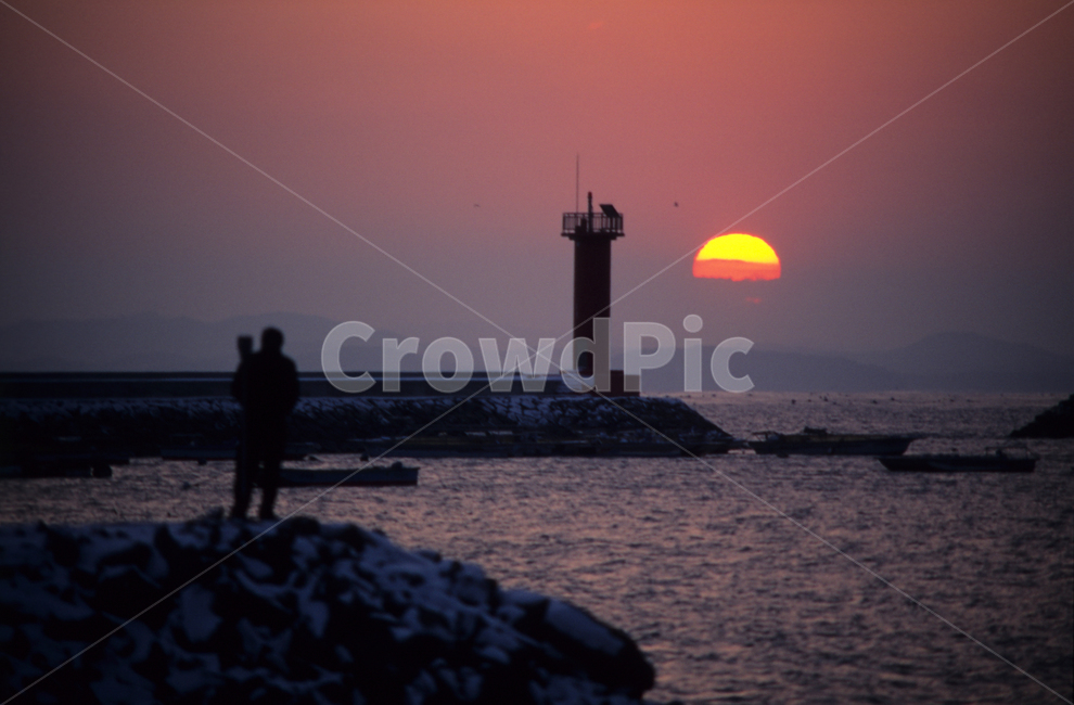 마량포구,일출,등대,바다,선박,풍경,sunrise,scenery,lighthouse,sea,등대,lighthouse