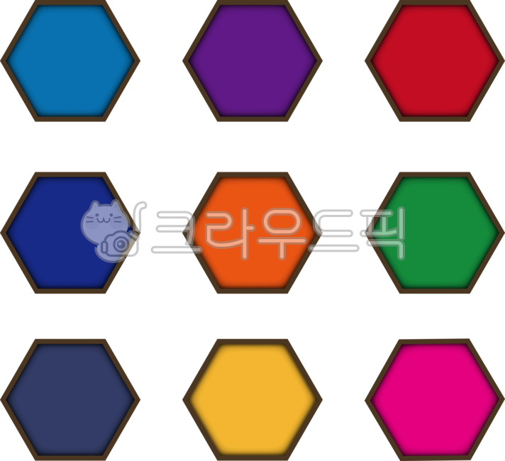 육각형,정육각형,입체육각형,육각,도형