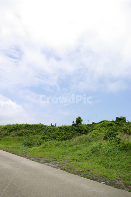 제주,우도,길,풍경,하늘,구름,자연,풍경,nature,landscape,한국자연풍경,한국자연경관,korea nature landscape,제주도,jeju,jeju island,grassland,목초지,outdoors,옥외,field,들,road,도로