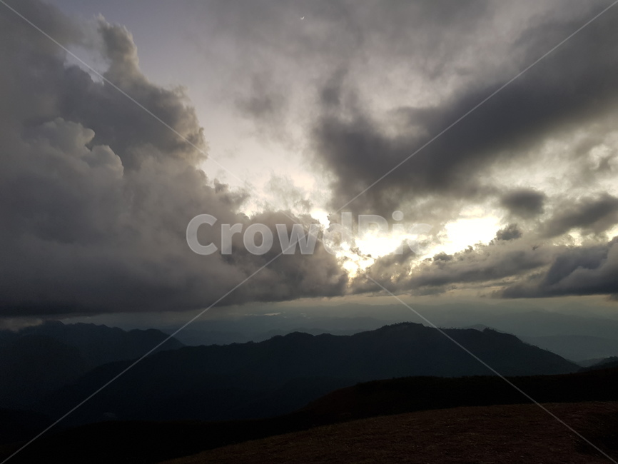 자연,산,새벽,먹구름,nature,cloud,배경화면,구름