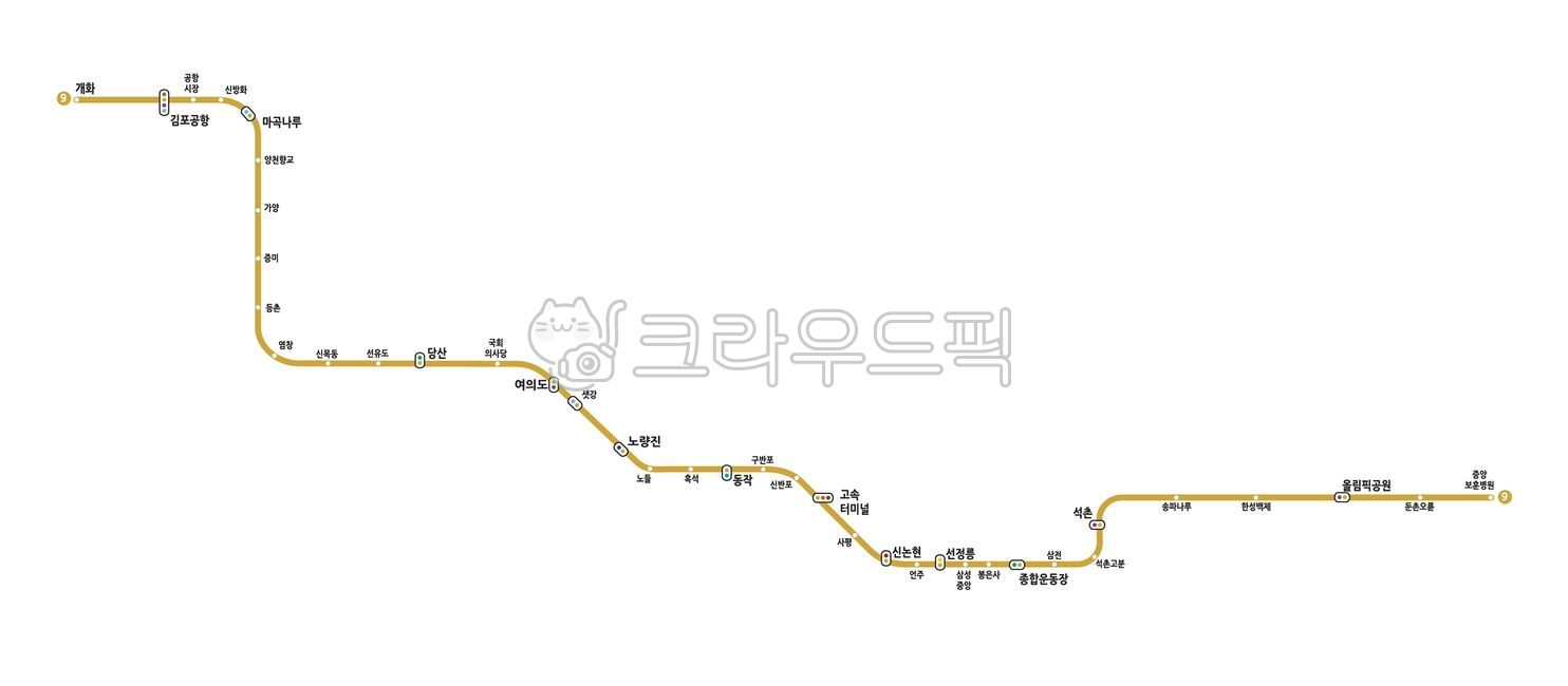 subway,route map,Line 9,route table,Subway route map,Seoul Station,Seoul subway