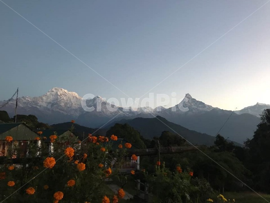 snow mountain,trekking,nature,Himalayas,sight,nepal,Austrian Camp,pokhara,Nepal