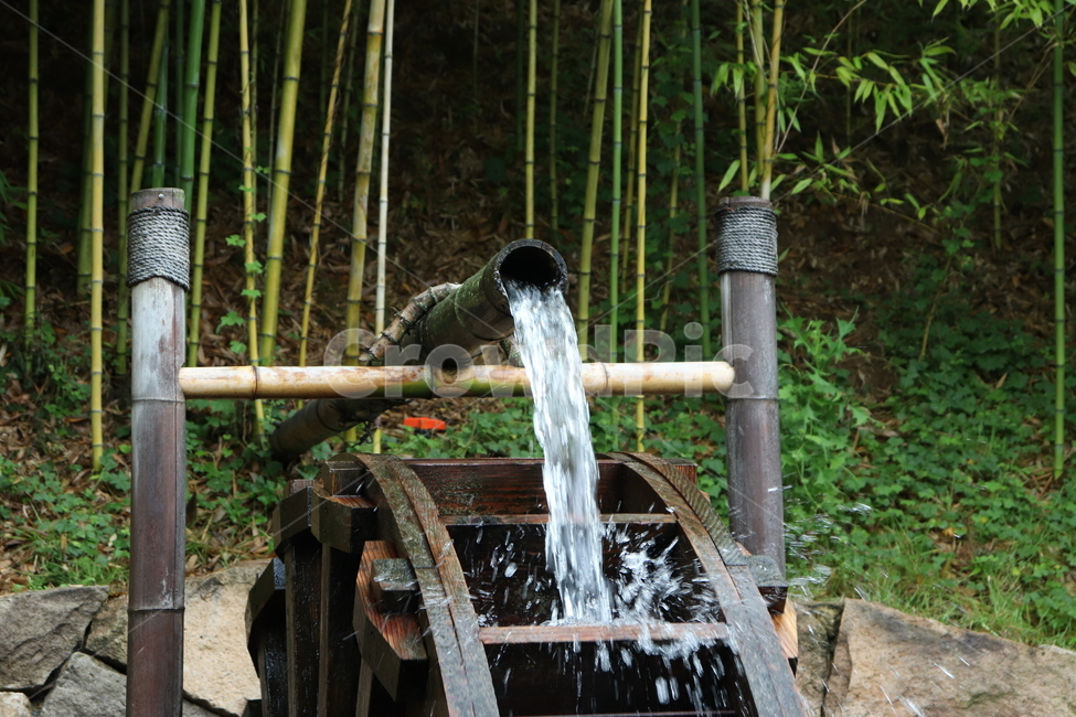 물레방아,waterwheel,물,대나무,water,수레