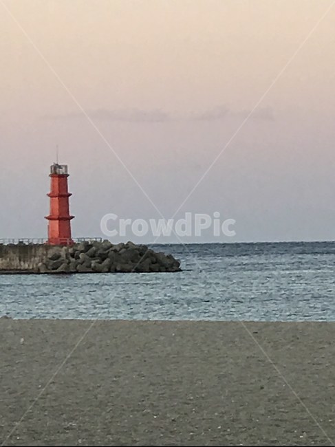 바다,등대,자연,여유,파도,노을,등대,lighthouse