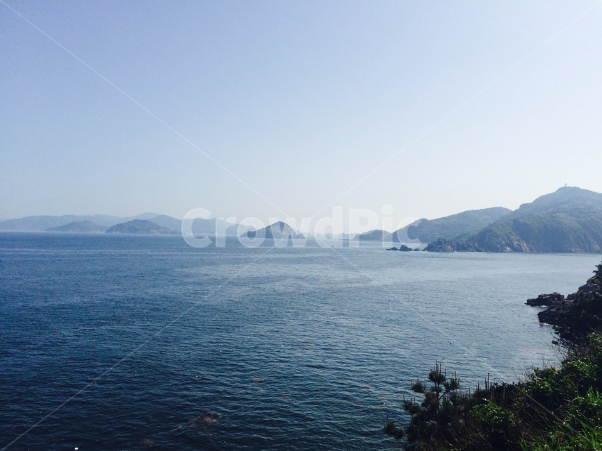 파란바다,파란하늘,섬,하늘,날씨,맑음,자연,풍경,nature,landscape,promontory,곶,land,땅,outdoors,옥외,water,물,sea,바다,ocean,대양