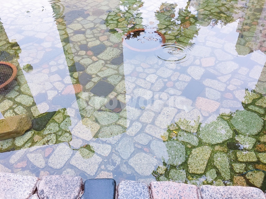 물,돌,시원함,분수대,투명