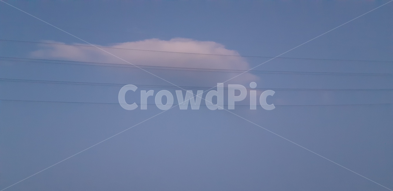 전깃줄,nature,sky,구름,올무,여정,하늘색