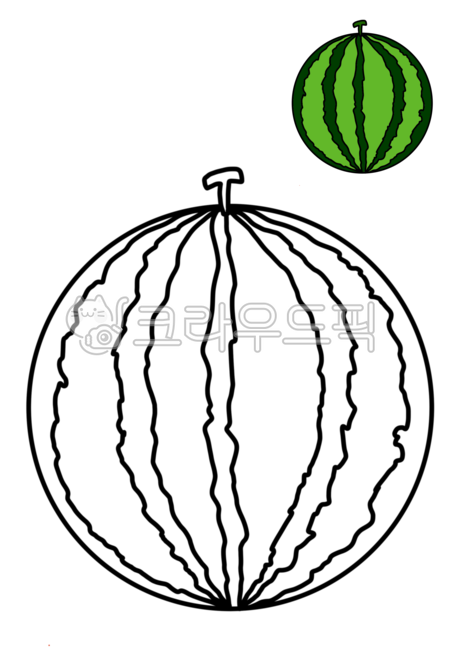 수박,수박단면,수박색칠,수박색칠도안,어린이집,유치원,여름과일색칠,색칠도안,과일색칠도안,수박단면색칠,수박모양,수박일러스트,watermelon