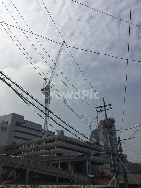 한국,서울,용산,건물,전선,건설,산업,industry,industrial,건설업,건축업,construction industry,건축물,건물외관,exterior,building,structure,architecture,construction