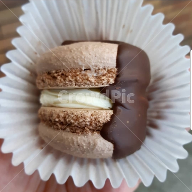마카롱,초코마카롱,크림치즈,제과,디저트