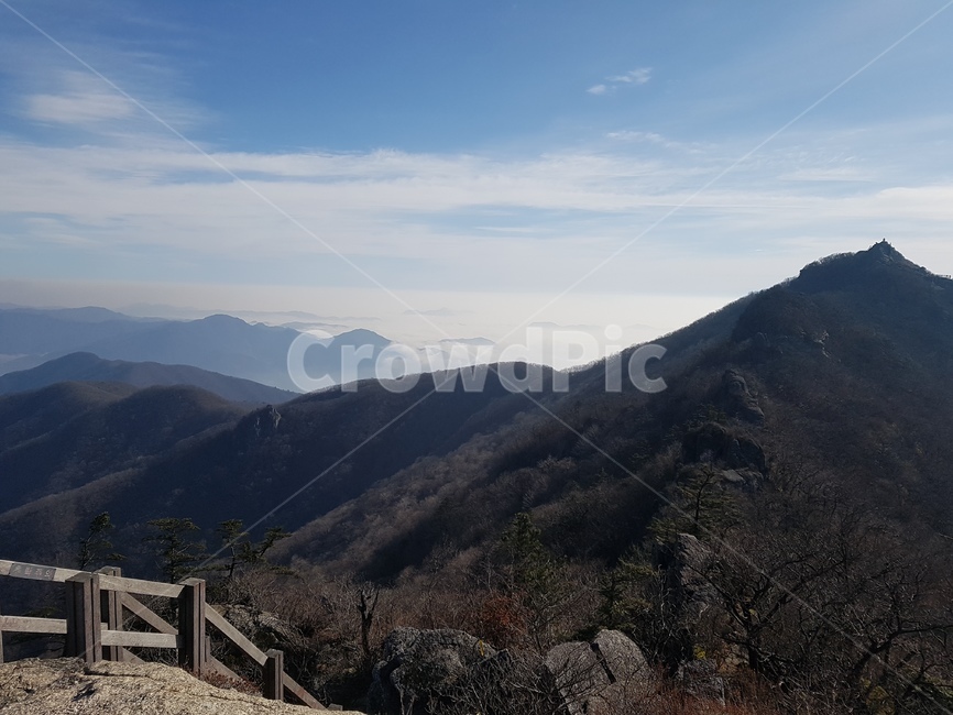 한국의산하,운무,절경,능선,정상,자연,풍경,nature,landscape,slope,경사,outdoors,옥외