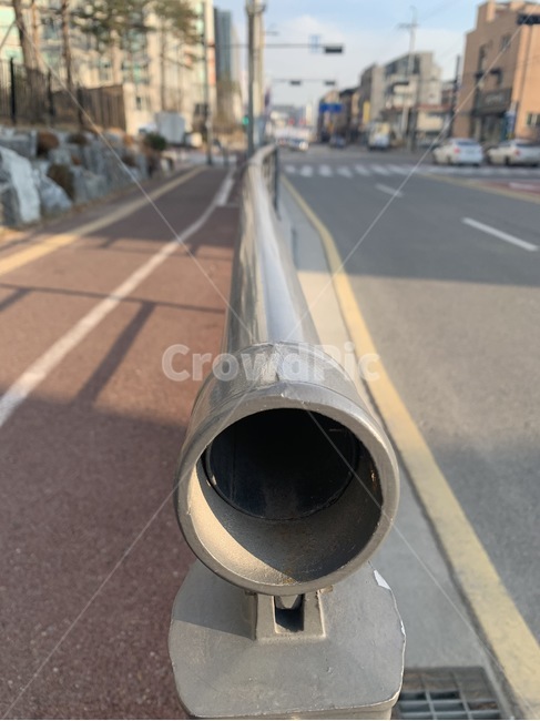 배관,도로,길,접사,아침