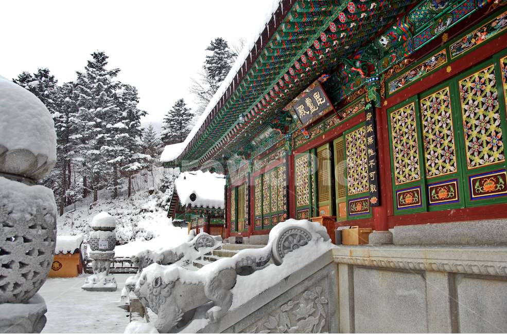 상원사,오대산,강원도,사찰,불교사찰,설경,비로전,암자,중대,한국전통,한국문화,korean traditional,korean culture,종교,신앙,religion,belief,faith