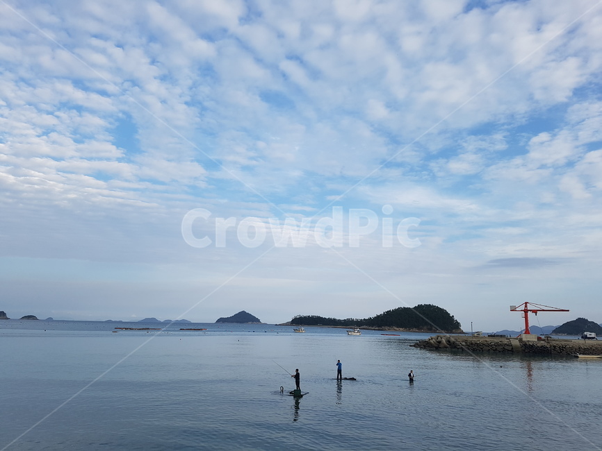 완도,바다,낚시,하늘,구름,솜털,자연,풍경,nature,landscape,outdoors,옥외,land,땅,shoreline,해안선,water,물,ocean,대양,sea,coast,연안