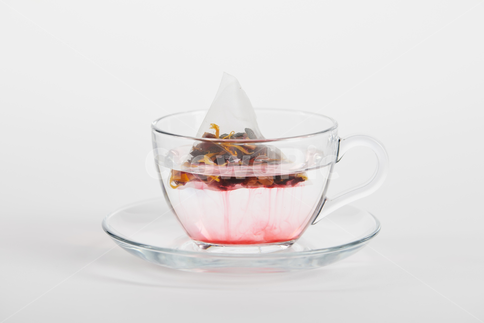 차,티,찻잔,컵,유리컵,유리잔,글라스,티백,침출차,화이트,흰색,투명잔,음료수,drink,beverage