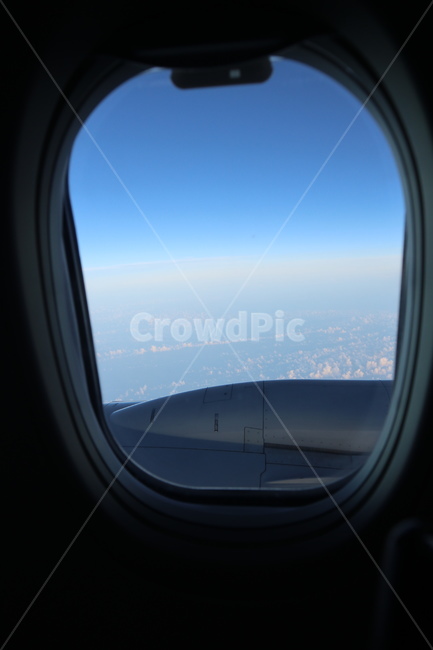 여행,출국,귀국,비행기,비행기창문