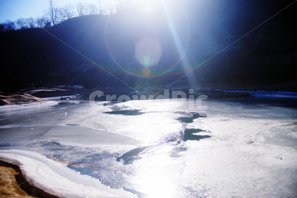 햇살,겨울,강,얼음,플레어,겨울,계절,winter,season,자연,풍경,nature,landscape,light,빛,flare