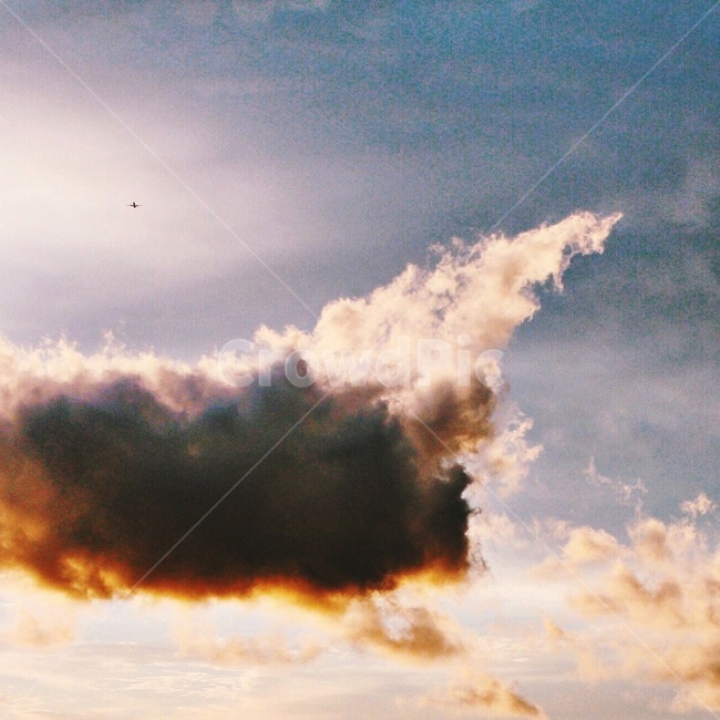 하늘,비행기,구름,가을하늘,sky,자연,풍경,nature,landscape,weather,날씨,outdoors,옥외,cloud,cumulus,적운
