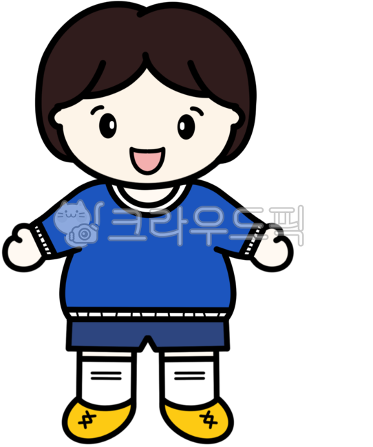 청팀,체육대회,운동회,가을운동회,어린이,어린이일러스트,체육복