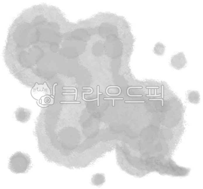 연기삽화, 연기일러스트, 스모그, 담배연기, 연기요소, 사진,이미지,일러스트,캘리그라피 - 포안나작가