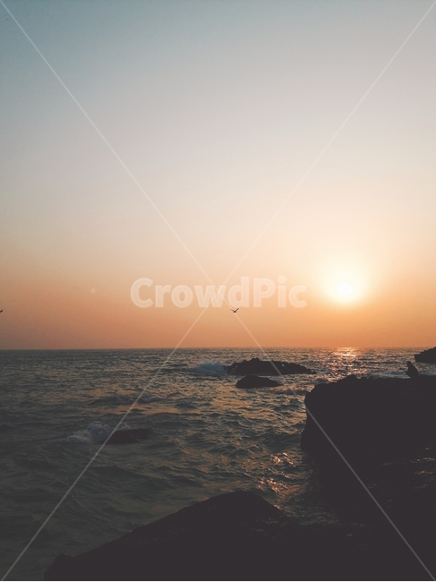 제주도,제주도바다,제주도파도,바다,노을,해질녘,제주도노을,제주도풍경,풍경,감성
