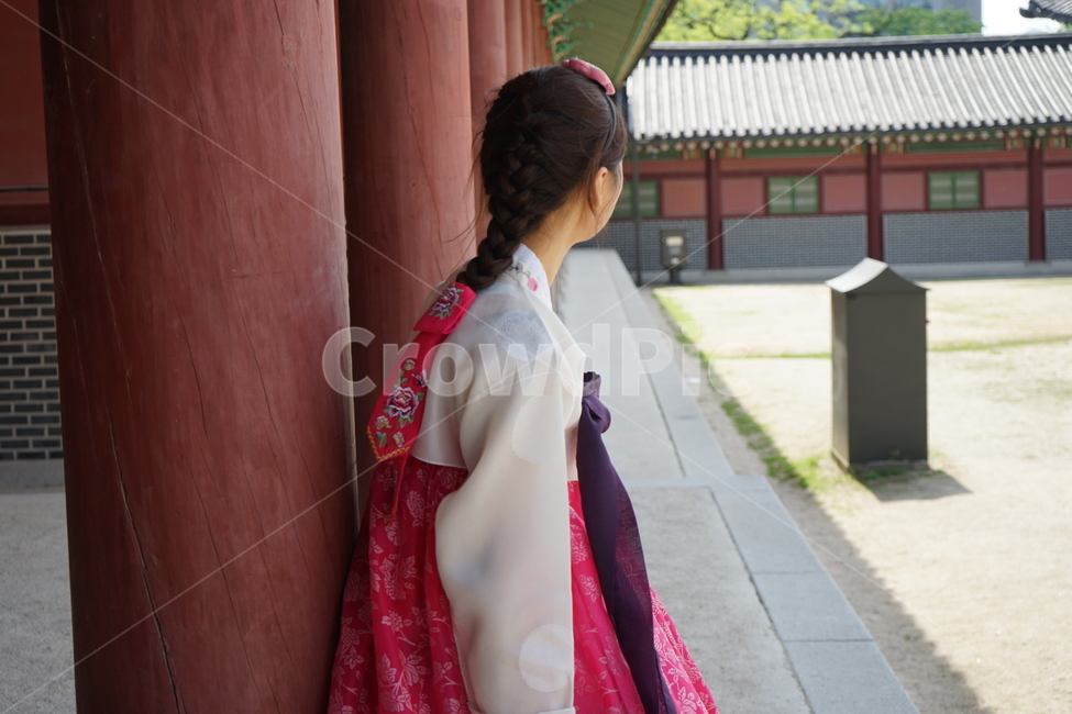 한복,궁,경복궁,서울,전통,traditional,핑크,분홍