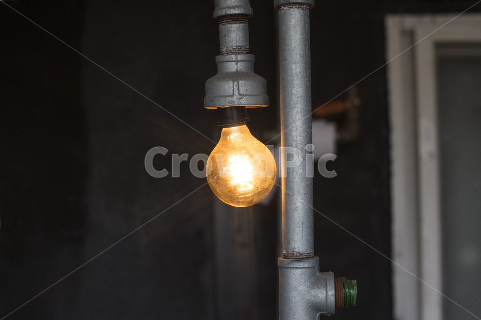 전구,백열등,빛,파이프,인테리어,에너지산업,energy industry,인테리어,실내디자인,interior design