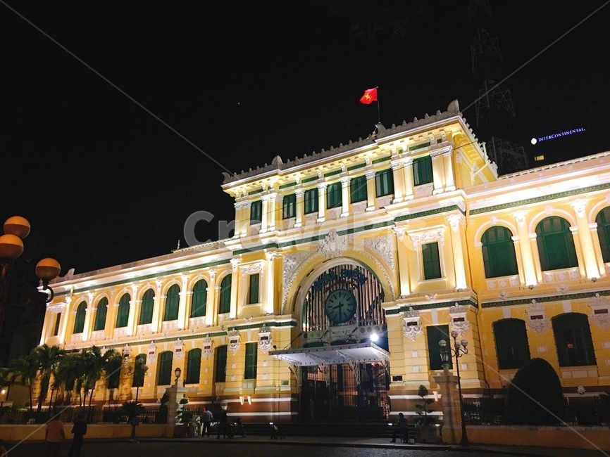 건축물,도시,building,architecture,중앙우체국,호치민시,1군,시내,postoffice,베트남,vietnam,city