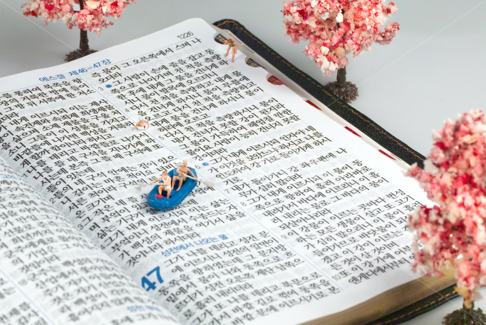 sanctuary,bottled water,Gender reassignment statue,main text,Gods Word,Bible,prophet,Ezekiel 47,Ezekiel,Old Testament,Prophets,Christian,new temple,text,protestant,Bible verses