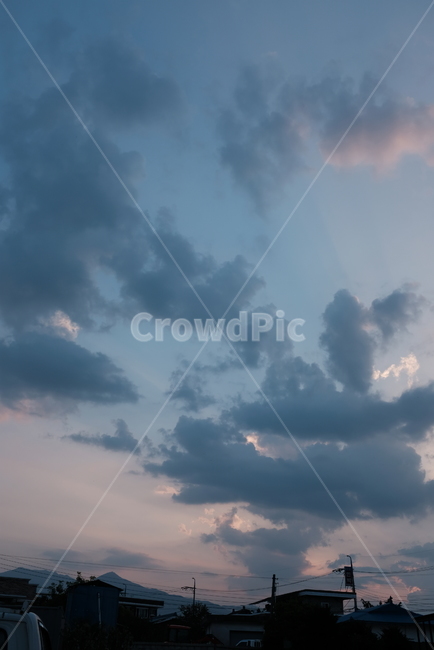 하늘,노을,핑크빛하늘,구름,일몰,해질녘,자연,풍경,nature,landscape,weather,날씨,outdoors,옥외,cumulus,적운,cloud,sky