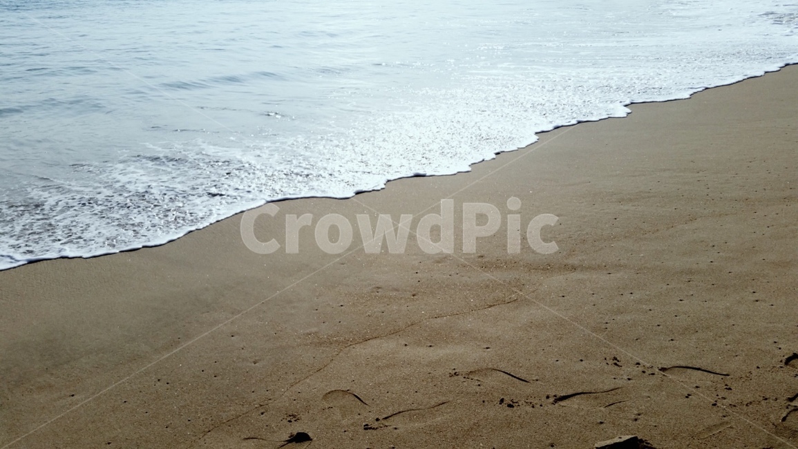 파도,바다,모래사장,발자국,여름,summer,ocean,sea
