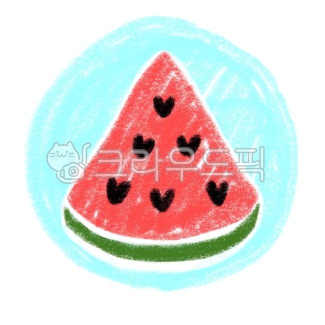 summer illustration,summer stickers,hand drawing,fruit,cool,summer,food,Dakku,Good Note Sticker,colored pencil drawing,watermelon,watermelon drawing,watermelon seeds,watermelon illustration