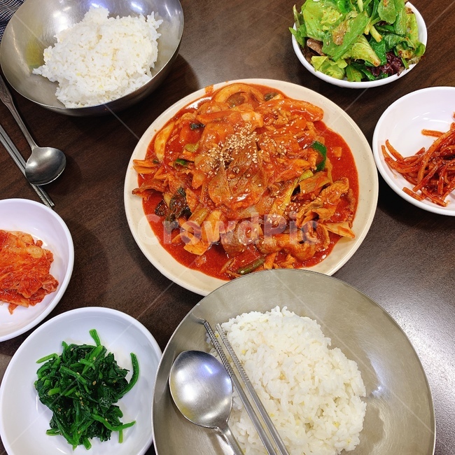 음식,요리,food,cooking,식사,meal,두루치기,정식,집밥,돼지,pork,한국음식,korea,밥,rice,dish