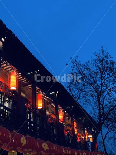 풍등,중국배경,남경,공원,공자묘