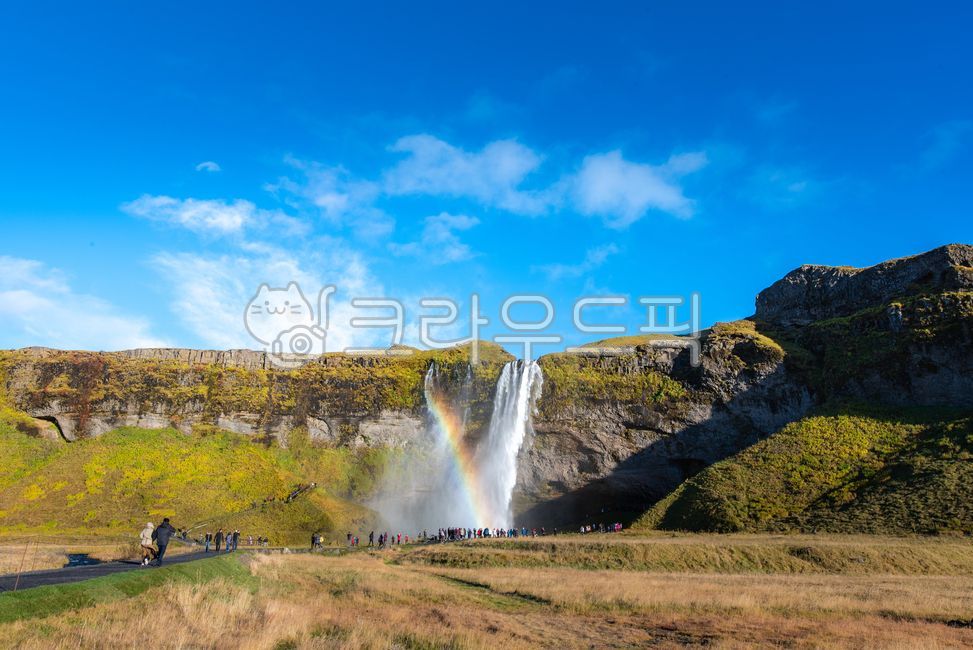 아이슬란드,iceland,유럽,europe,북유럽,northeurope,자연,nature,해외,overea,풍경,landscape,가을,autumn,fall,outdoors,옥외,셀야란즈포스,seljalandsfoss,폭포,waterfall,물,water,무지게,rainbow