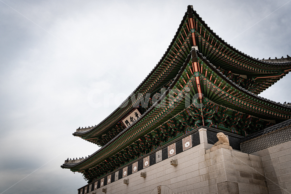 광화문,한옥,선명함,hanok,기와,지붕,서울,대한민국,문화재,역사