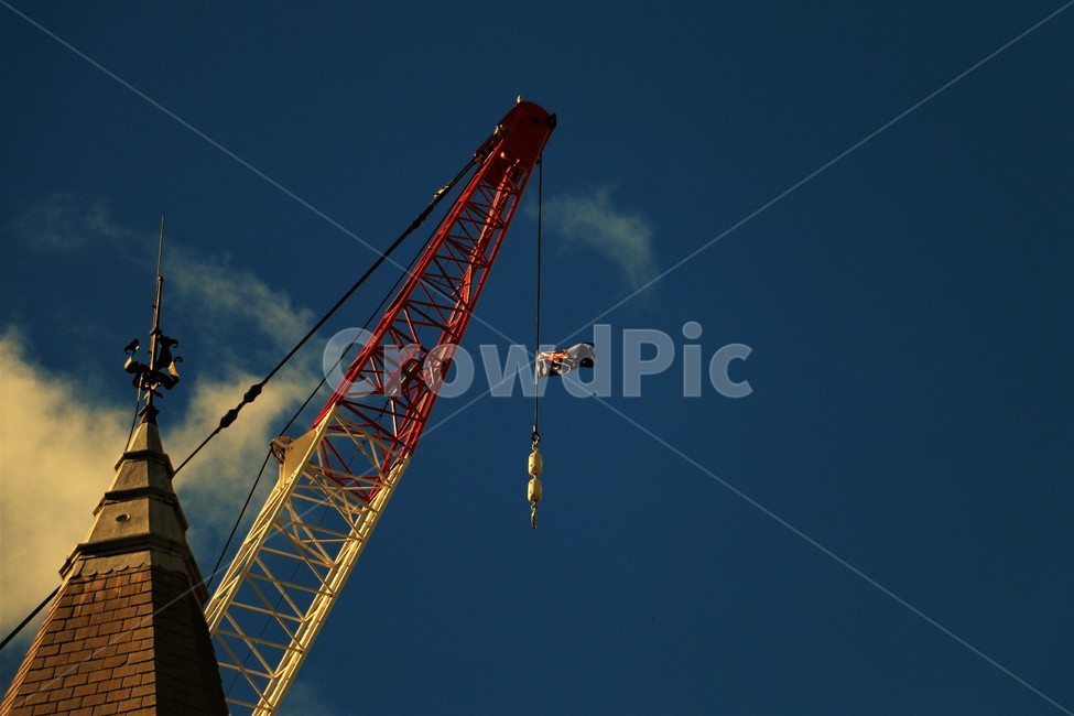 호주,호주국기,타워크레인,크레인,기중기,건설,국기,australia,flag,australiaflag,towercrane,crane,감성,구름,하늘,sky,bluesky,blue