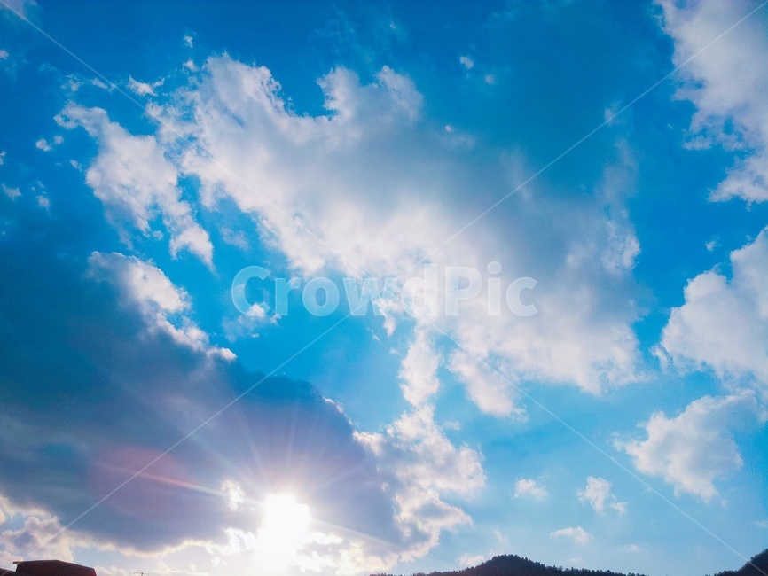 하늘,파란색,파란하늘,맑은날씨,구름,자연,풍경,nature,landscape,outdoors,옥외,azure sky,푸른 하늘,sky