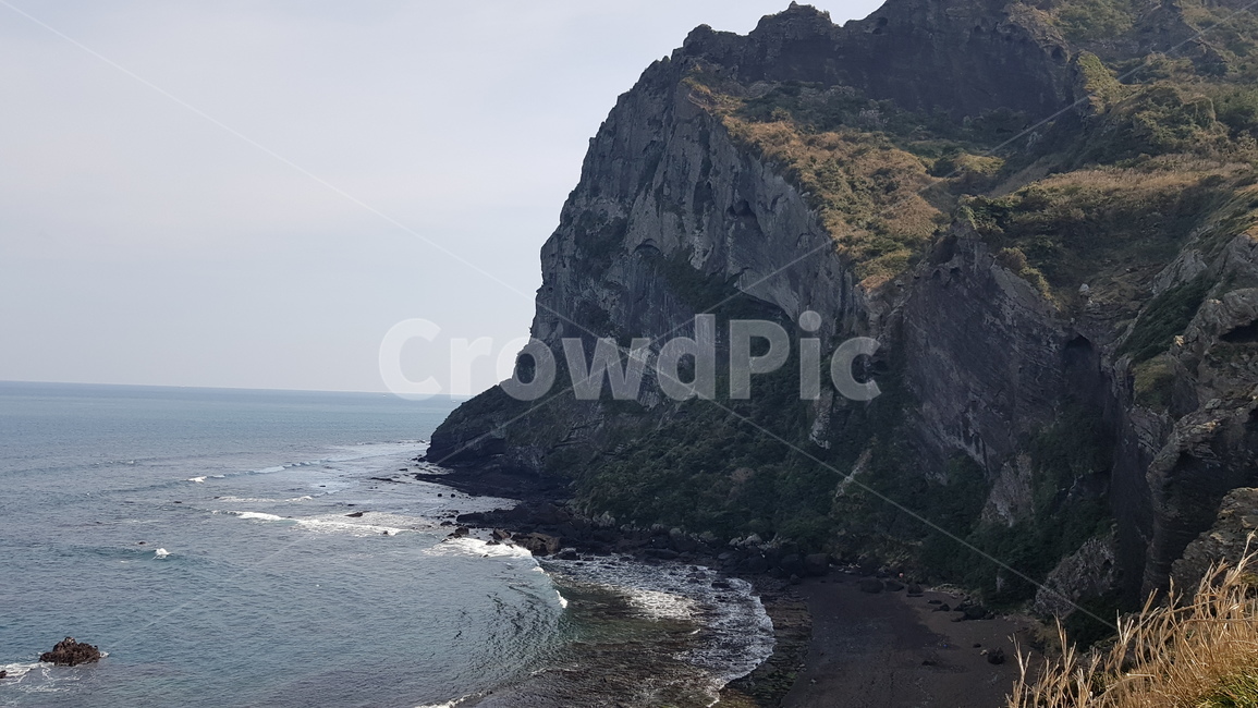 바다,해변,제주도,절벽,파도