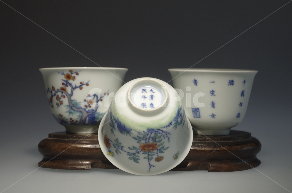 중국도자기,청대자기,강희오채,두채,12화신배,예술,art,사물,물건,오브젝트,thing,object,matter